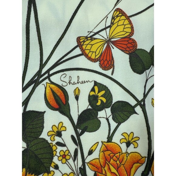 Vintage Alfred Shaheen Hawaii Garden Floral Print Maxi Dress - Picture 6 of 8